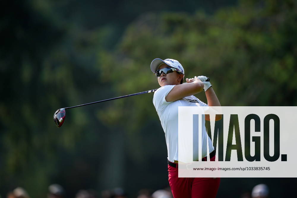 Sei Young Kim, of South Korea, hits her tee shot on the seventh hole during the final round at the LPGA, Golf Damen CPKC Canadian Women s Open golf tournament, in Vancouver, on Sunday, August 27, 2023. Kim Sei Young - ZUMAc35_ 20230827_zaf_c35_100
