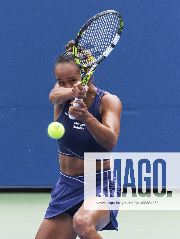 Leylah Fernandez during Day 2 of the 2023 US Open held at the USTA Billie Jean King National Tennis Center on Tuesday August 29, 2023 in the Flushing neighborhood of the Queens borough of New York City. JAVIER ROJAS PI Flushing Meadows USA - ZUMAp124 20230829_zaa_p124_045