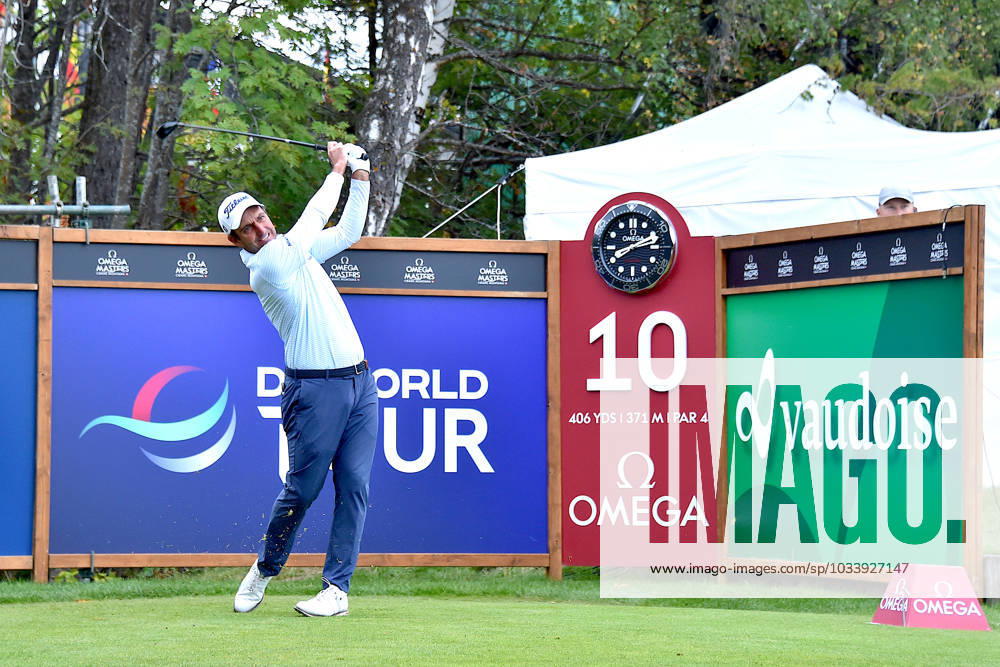 Golf, Omega European Masters in Crans-Montana Crans-Montana, 31.08.2023, Golf - Omega European Masters, Edoardo Molinari (ITA) Hole 10