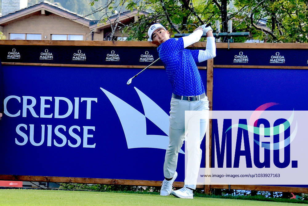 Golf, Omega European Masters in Crans-Montana Crans-Montana, 31.08.2023, Golf - Omega European Masters, Justin Suh (USA) Hole 10