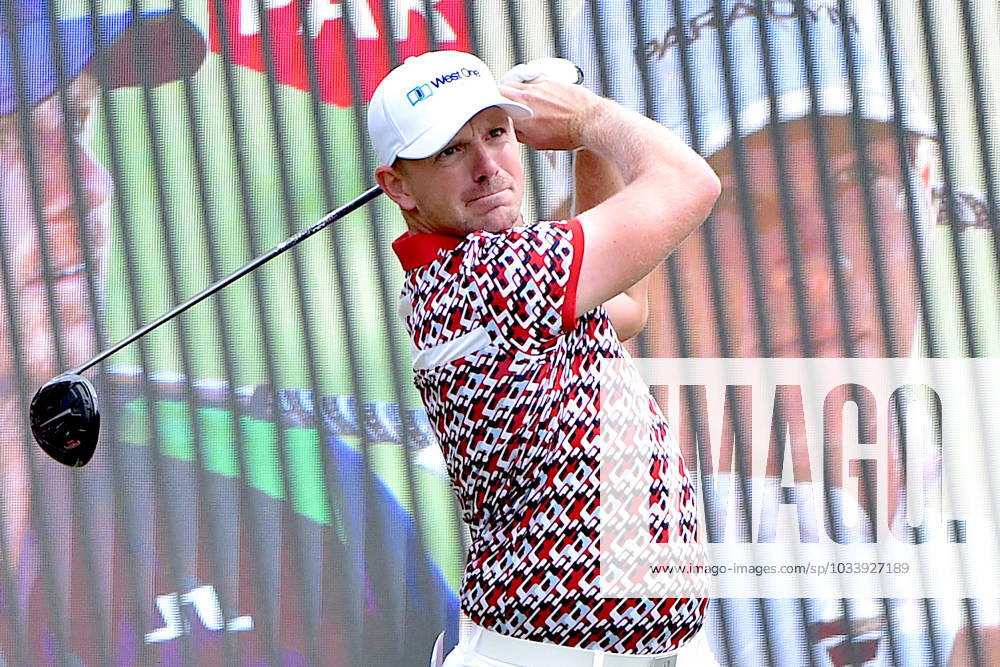 Golf, Omega European Masters in Crans-Montana Crans-Montana, 31.08.2023, Golf - Omega European Masters, Matt Wallace, Hole 1