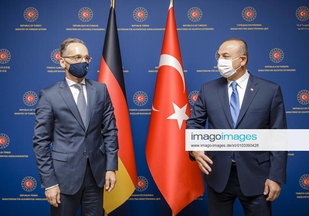 German Foreign Minister Heiko Maas, SPD, meets Mevluet Cavusoglu, Auâˆöüenminister of the Republic of Turkey for a meeting in Ankara 25 08 2020 Ankara Turkey