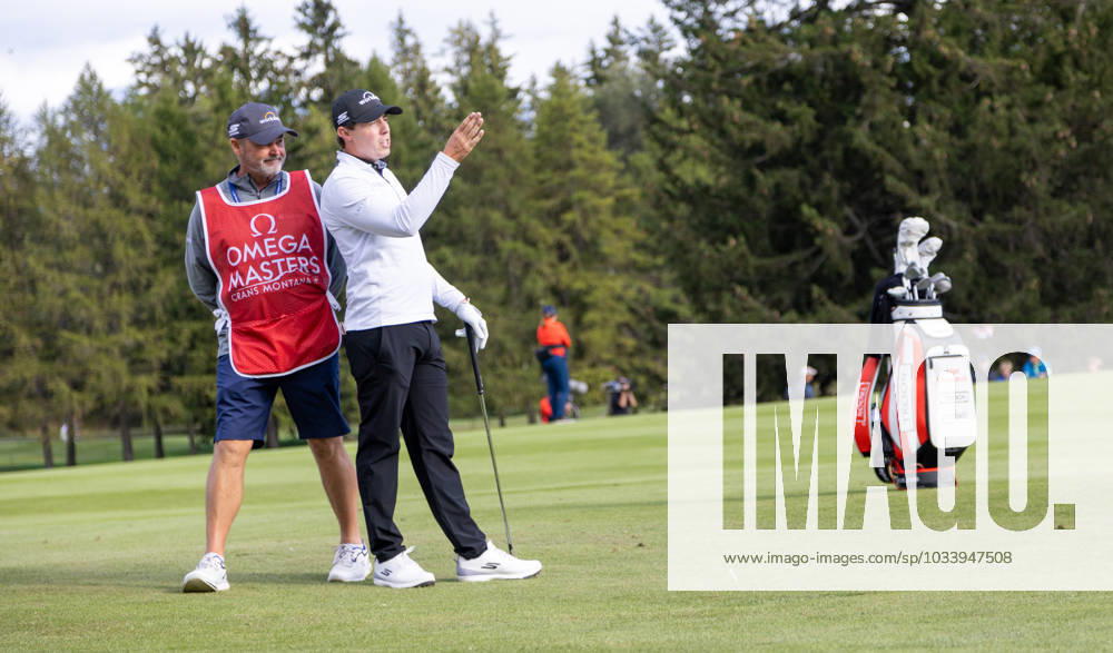 Golf OmegaMasters in Crans Montana at Golf Club Crans sur Sierre In this internationally renowned golf tournament, which will be held for the 76th time on the same course in 2023, players such as Spaniards Severiano Ballesteros, JosÃ Maria Olazabal and Matt Fitzpatrick ENG , Golf OmegaMasters a DP World Tour Golf Event in Crans Montana, Golf Club Crans sur Sierre on 31 08 2023, KoebiSchenkel Crans Montana Golf Club Crans sur Sierre Switzerland