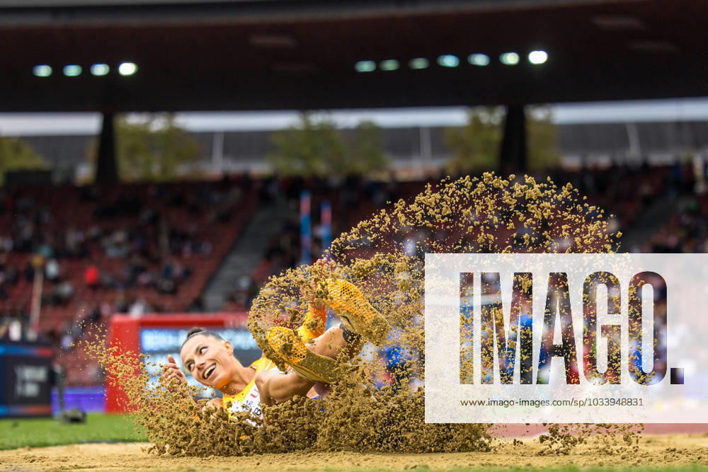 Weltklasse Zuerich 2023 31 08 2023 Maryna BEKH ROMANCHUK UKR competes in the triple jump at Weltklasse Zuerich 2023 in Zuerich, on Thursday
