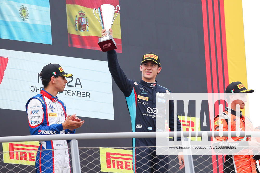 COLAPINTO Franco (arg), MP Motorsport, Dallara F3, portrait during the 9th round of the 2023 FIA Formula 3 Championship from September 1 to 3, 2023 on the Autodromo Nazionale di Monza, in Monza, Italy - AUTO - FORMULA 3 2023 - MONZA DPPI Panoramic 03323021_3403