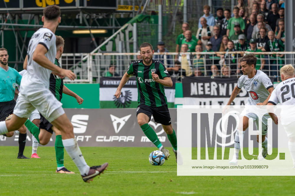 Rico Preissinger SC Preussen Muenster, 21 GER, SC Preussen Muenster vs SV Waldhof Mannheim 07, Football, 3 Liga, 5 Matchday, Season 2023 2024, 02 09 2023 DFL REGULATES PROHIBIT ANY USE OF PHOTOGRAPHS AS IMAGE SEQUENCES AND OR QUASI VIDEO SC Preussen Muenster vs SV Waldhof Mannheim 07, Football, 3 Liga, 5 Matchday, Season 2023 2024, 02 09 2023 Muenster