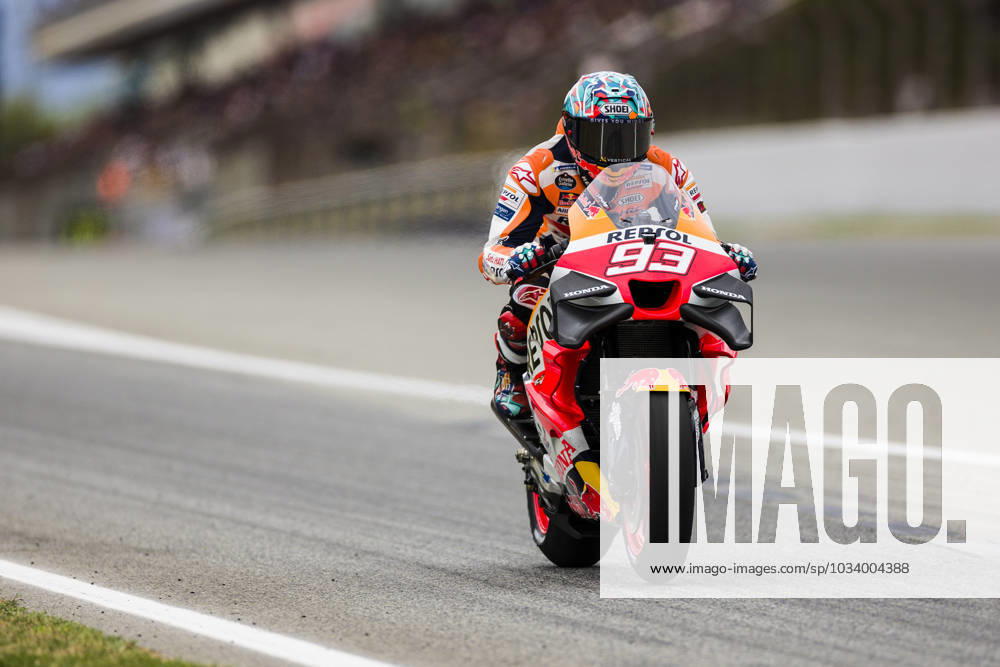 2nd September 2023; Circuit de Barcelona, Barcelona, Catalonia, Spain; 2023 MotoGP of Catalunya Qualifying Day: Marc Marquez of the Repsol Honda Team in action during the Gran Premi Monster Energy de Catalunya ActionPlus12549672 PabloxGuillen