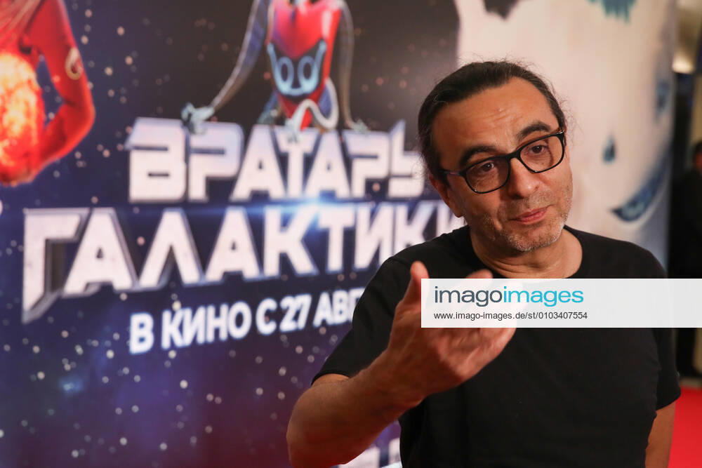 Film director and producer Dzhanik Fayziyev attends the Moscow premiere of his fantasy film Cosmoball at the Karo 11 Oktyabr Cinema. Vyacheslav Prokofyev TASS TS0E4A8E