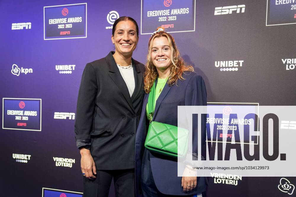 UTRECHT, 04-09-2023, De Fabrique . Eredivisie Awards 2023 , season 2022 - 2023 . Leonne Stentler and Maud Roetgering Eredivisie Awards 2023 x22221790x