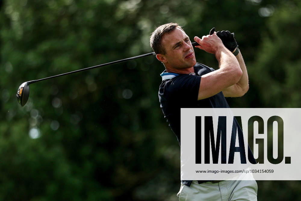 2023 Horizon Irish Open, The K Club, Kildare 6 9 2023 Tommy Bowe tees off the 17th Tommy Bowe tees off the 17th 6 9 2023