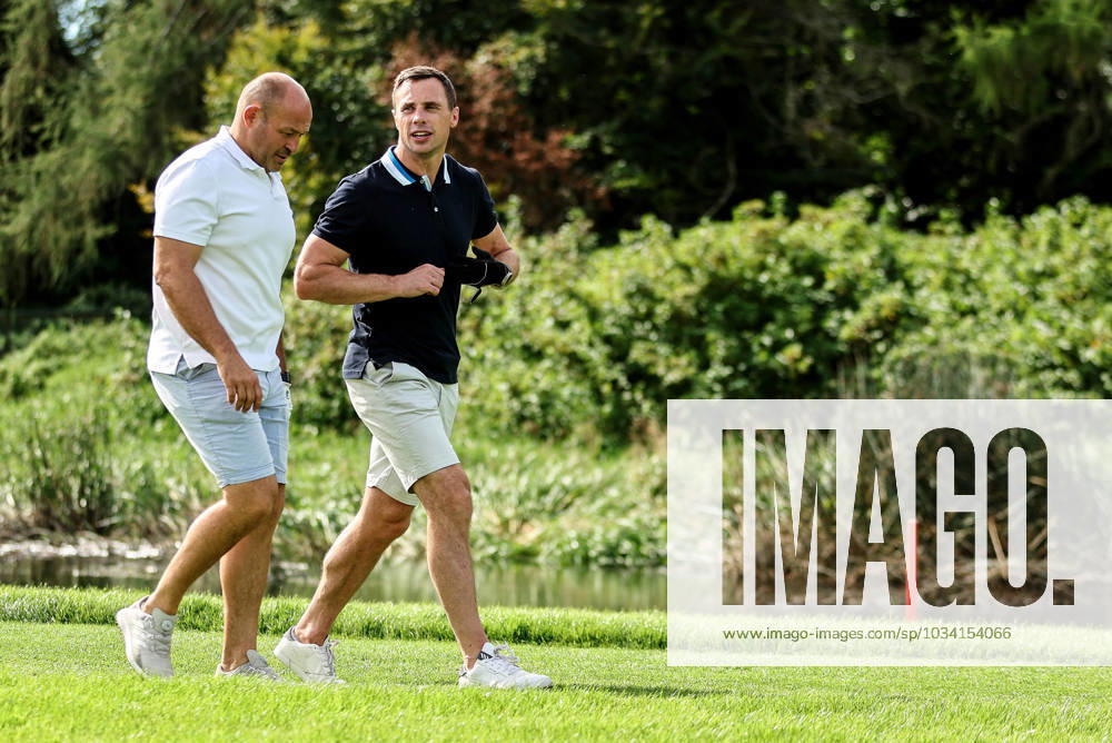 2023 Horizon Irish Open, The K Club, Kildare 6 9 2023 Rory Best and Tommy Bowe walk down the 17th fairway Rory Best and Tommy Bowe walk down the 17th fairway 6 9 2023