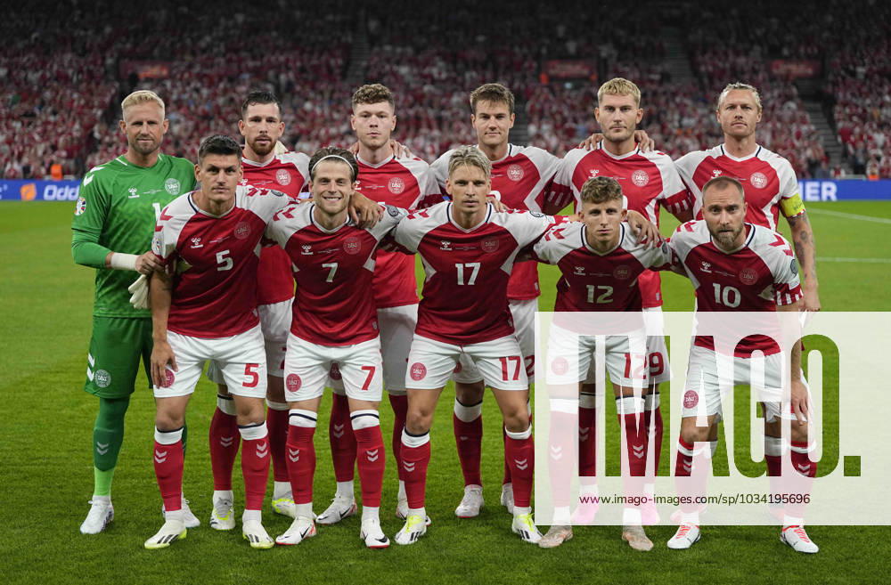 September 07 2023: . Danish team during a Group H EURO 2024 Qualification game, Denmark versus San Marino, at Parken, Copenhagen, Denmark. CSM Copenhagen Denmark - ZUMAc04_ 20230907_zma_c04_030