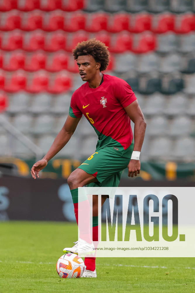 2025 U21, U 21 EURO Qualifying, EM, Europameisterschaft Portugal vs Andorra Pacos de Ferreira, Portugal, September, 8, 2023, 2025 U21 Euro Qualifying, Portugal vs Andorra at the Estadio Capital do Movel, Renato Veiga, photography by @guelbergoes Pacos de Ferreira Portugal