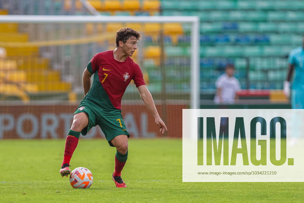 2025 U21, U 21 EURO Qualifying, EM, Europameisterschaft Portugal vs Andorra Pacos de Ferreira, Portugal, September, 8, 2023, 2025 U21 Euro Qualifying, Portugal vs Andorra at the Estadio Capital do Movel, Joao Neves, photography by @guelbergoes Pacos de Ferreira Portugal