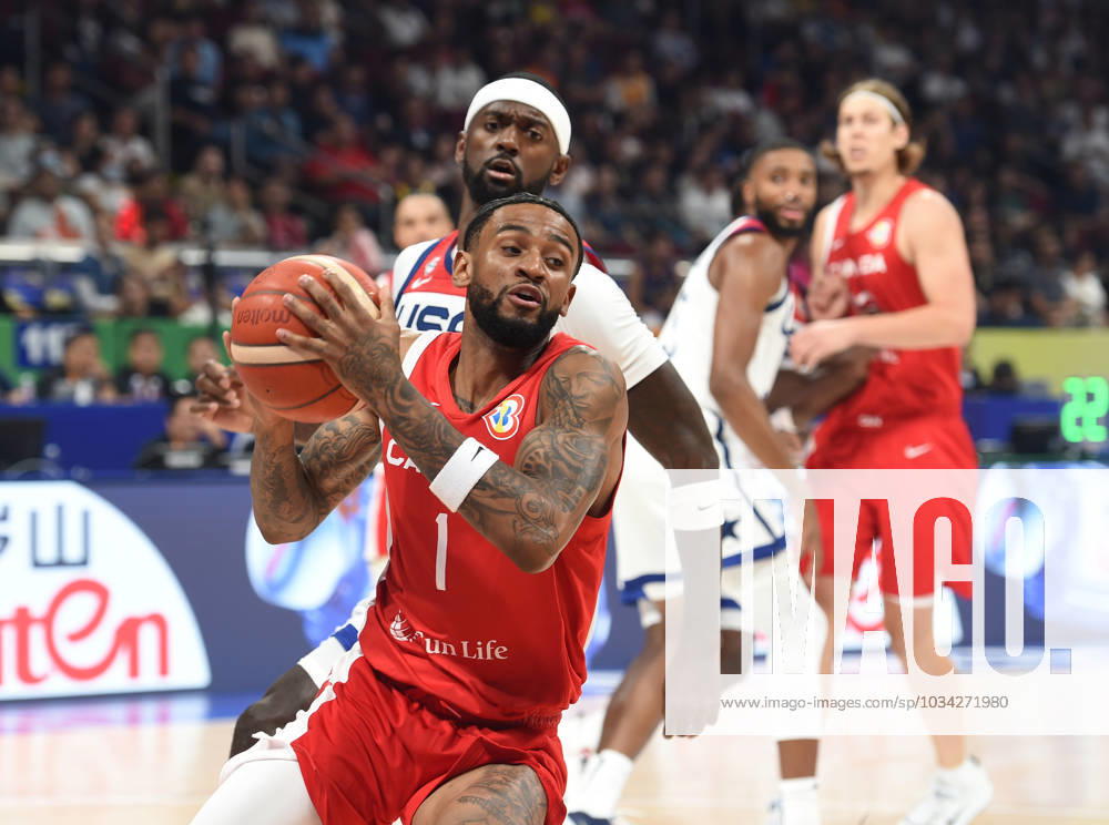 USA vs CANADA NICKEIL ALEXANDER WALKER, basketball player of Canada, at the FIBA World Cup match against USA, for 3rd place, at MOA Arena. Manila, 10.09.2023. photo: Nebojsa Parausic MN press photo BASKETBALL, FIBA, WORLD CUP, USA, CANADA Manila MOA Arena Philippines