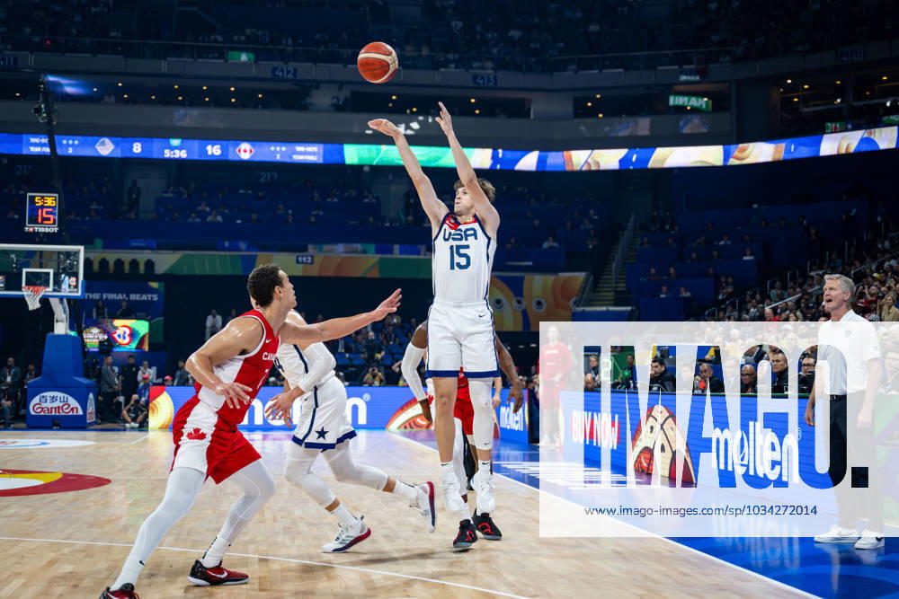 Basketball Manila Pasay 10 09 2023 FIBA Basketball World Cup 2023 Mens World Cup Match for 3rd Place Bronze United States of America USA Canada CAN AUSTIN REAVES USA, No 15