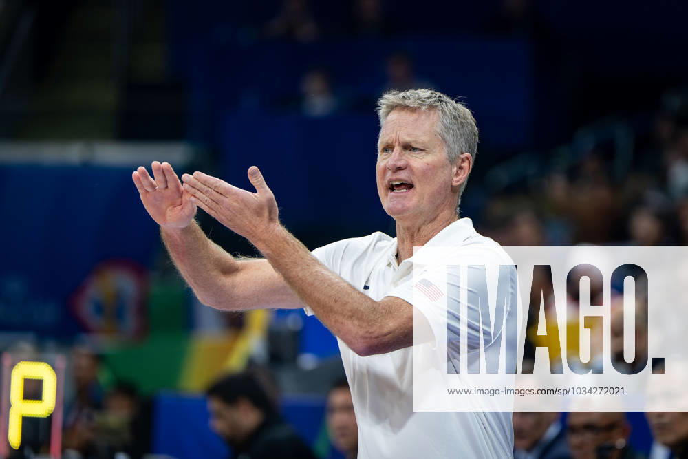 Basketball Manila Pasay 10 09 2023 FIBA Basketball World Cup 2023 Mens World Championship Match for 3rd Place Bronze United States of America USA Canada CAN STEVE KERR USA, coach
