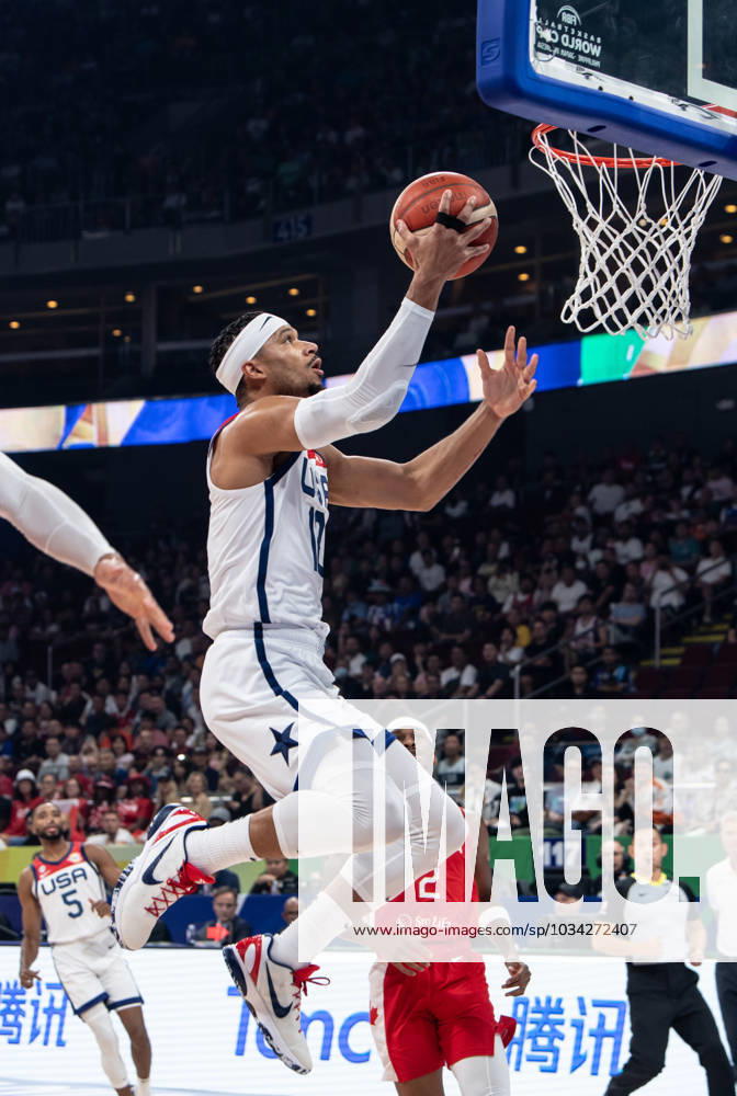 FIBA World Cup Basketball 3rd 4th playoff U.S.A. vs Canada at the Mall of Asia Arena Manila Philippines. USAs Josh HART in action Manila Philippines - ZUMAr144 20230910_zap_r144_004