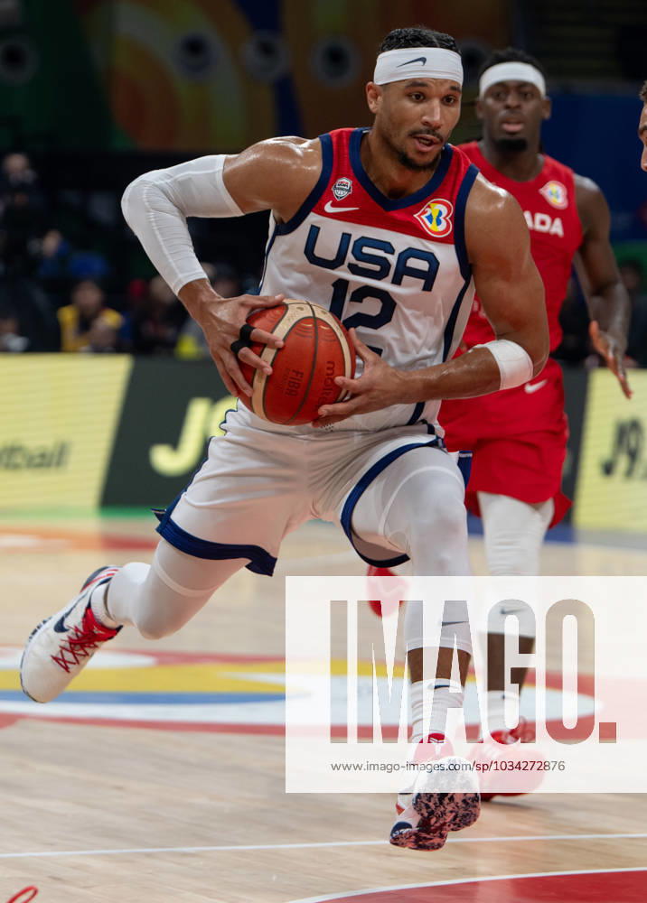 FIBA World Cup Basketball 3rd 4th playoff U.S.A. vs Canada at the Mall of Asia Arena Manila Philippines.USAs Anthony Edwards in action Manila Philippines - ZUMAr144 20230910_zap_r144_006