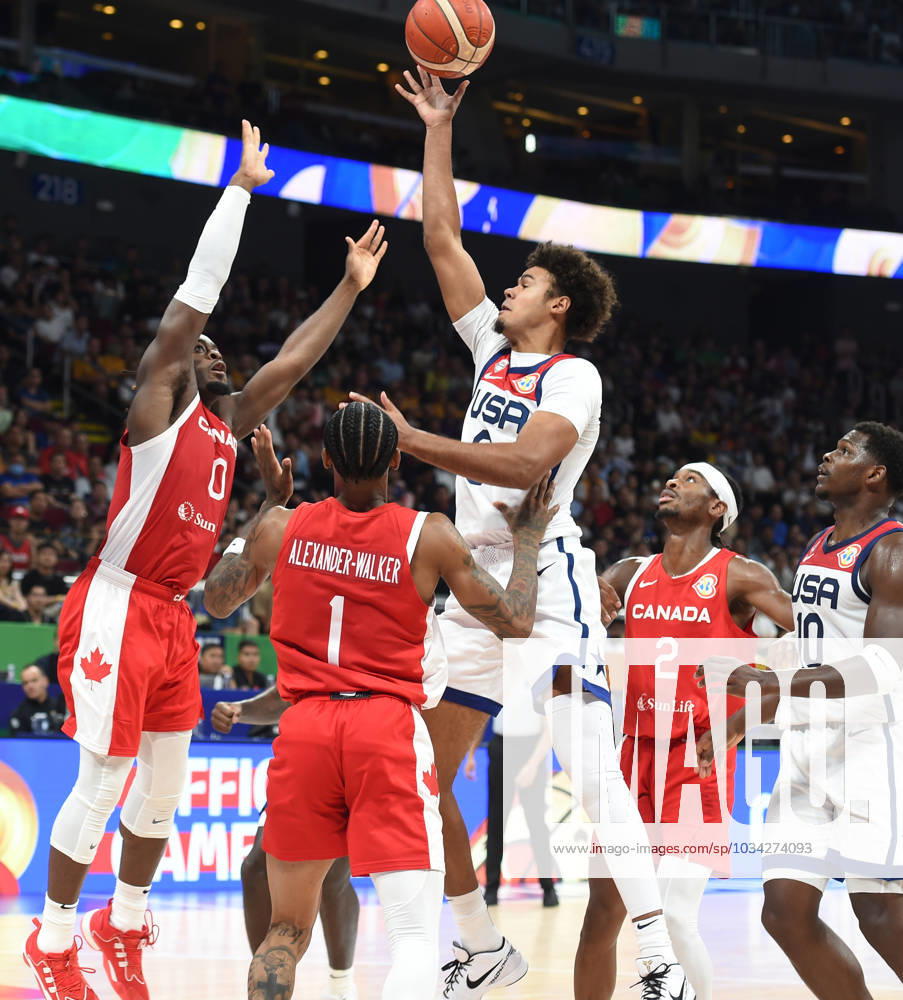 USA vs CANADA CAMERON JOHNSON, basketball player of USA, at the FIBA World Cup match against Canada, for 3rd place, at MOA Arena. Manila, 10.09.2023. photo: Nebojsa Parausic MN press photo BASKETBALL, FIBA, WORLD CUP, USA, CANADA Manila MOA Arena Philippines