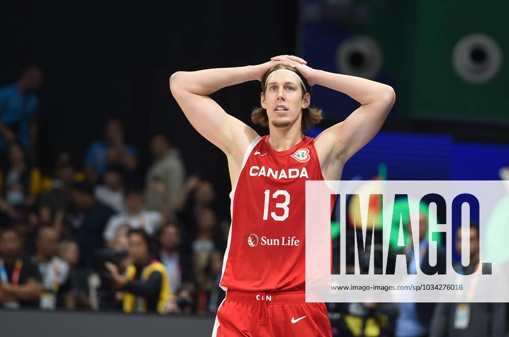 USA vs CANADA KELLY OLYNYK, basketball player of Canada, at the FIBA World Cup match against USA, for 3rd place, at MOA Arena. Manila, 10.09.2023. photo: Nebojsa Parausic MN press photo BASKETBALL, FIBA, WORLD CUP, USA, CANADA Manila MOA Arena Philippines