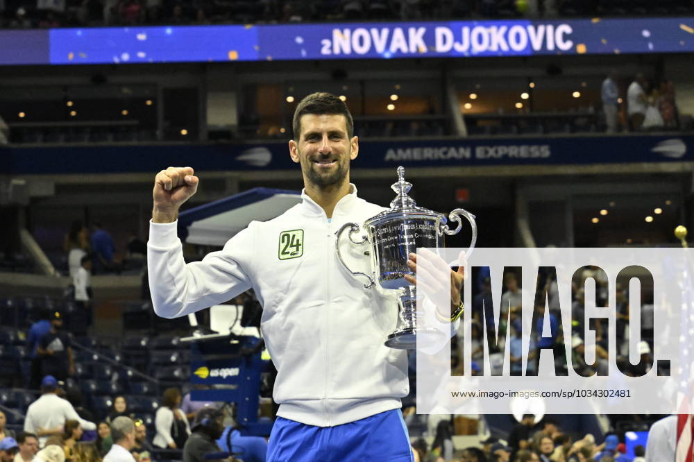 KW36 Tennis : Us Open 2023 - Novak Djokovic Us open 2023 Winner - and 24 Grand Chelem Tennis : US open 2023 - 10 09 23 ChrysleneCaillaud Panoramic