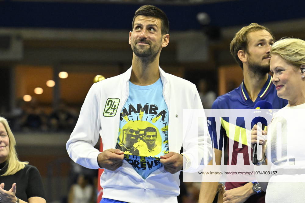 Tennis : Us Open 2023 - Novak Djokovic Us open 2023 Winner - and 24 Grand Chelem Tennis : US open 2023 - 10 09 23 ChrysleneCaillaud Panoramic