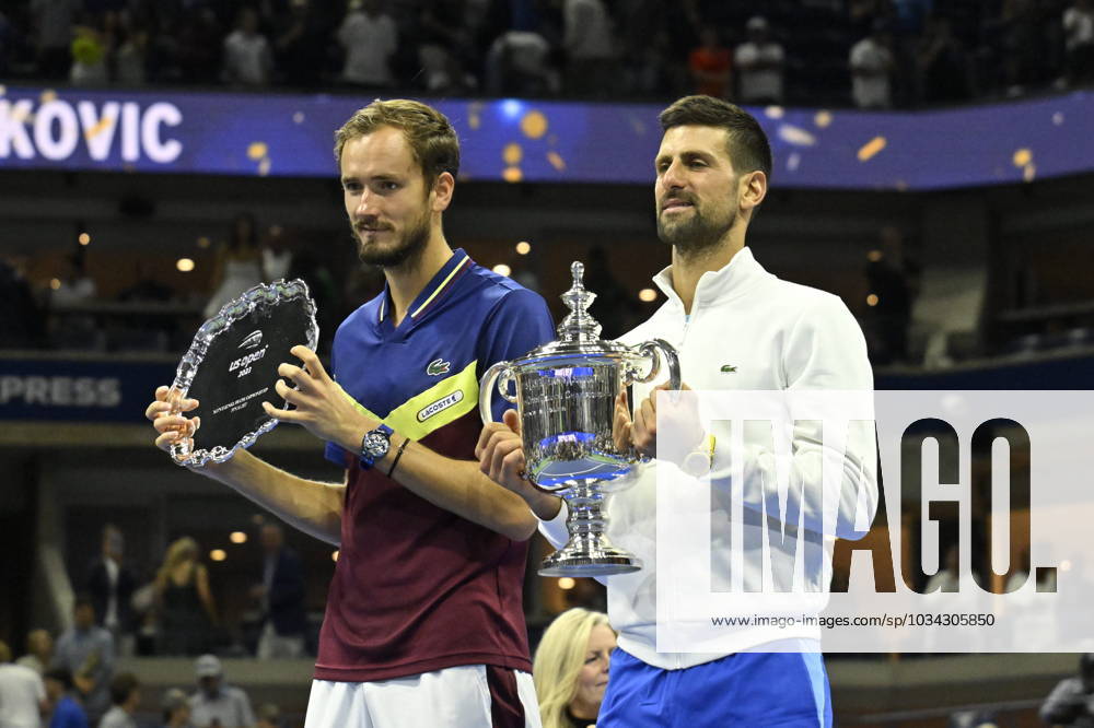 Tennis : Us Open 2023 - Novak Djokovic Us open 2023 Winner - and 24 Grand Chelem Tennis : US open 2023 - 10 09 23 ChrysleneCaillaud Panoramic