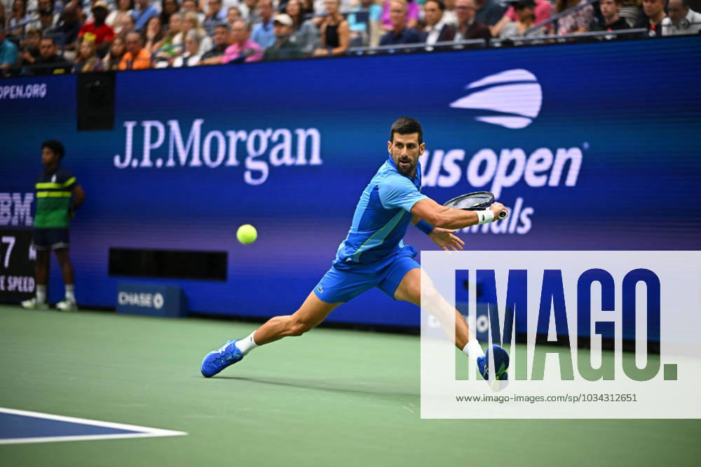 US Open - Djokovic Wins 24th Grand Slam Title Novak Djokovic (SRB) wins his 24th Grans Slam at the 2023 US Open at Billie Jean National Tennis Center in New York City, NY, USA, on September 10, 2023. Photo by Corinne Dubreuil ABACAPRESS.COM New York City NY United States