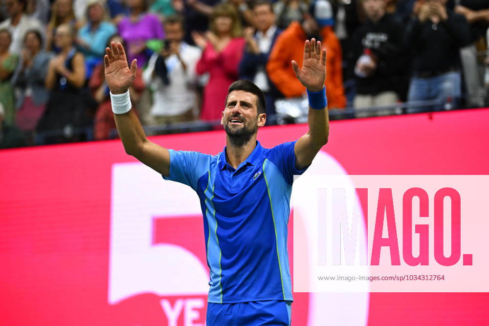 US Open - Djokovic Wins 24th Grand Slam Title Novak Djokovic (SRB) wins his 24th Grans Slam at the 2023 US Open at Billie Jean National Tennis Center in New York City, NY, USA, on September 10, 2023. Photo by Corinne Dubreuil ABACAPRESS.COM New York City NY United States