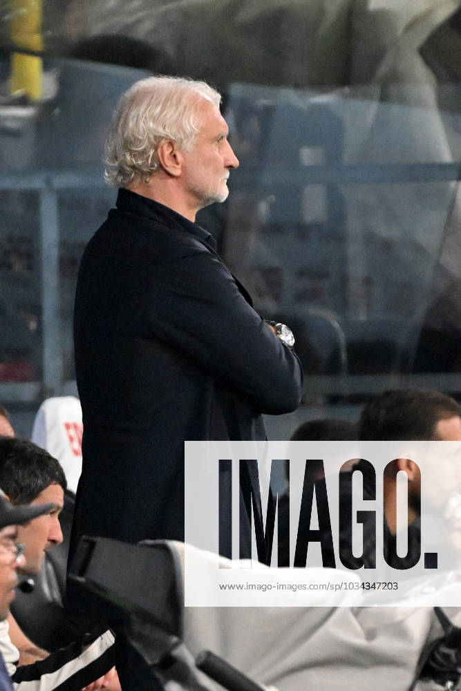 international football match, Germany France, v l interim coach coach Rudi Voeller Völler German national football team DFB Dortmund