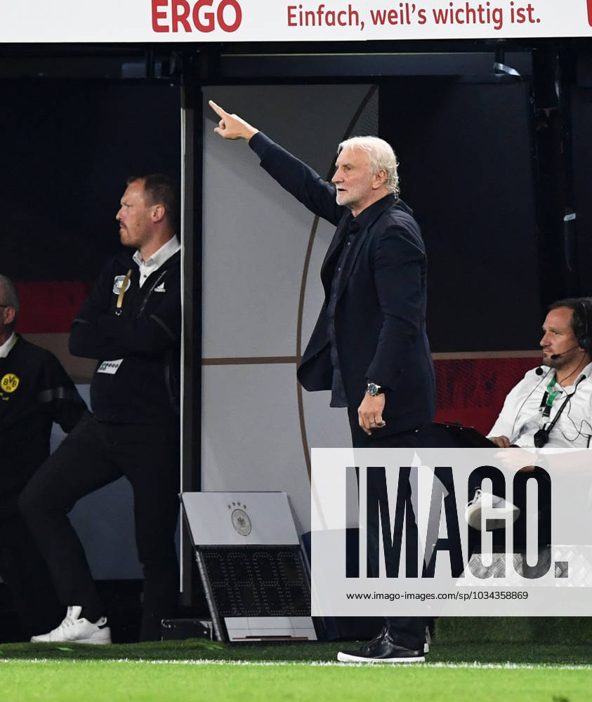 Football, men, 2023 2024 season, international match in Dortmund, Germany France, national team sports director and interim coach Rudi Völler Germany , 12 09 2023,