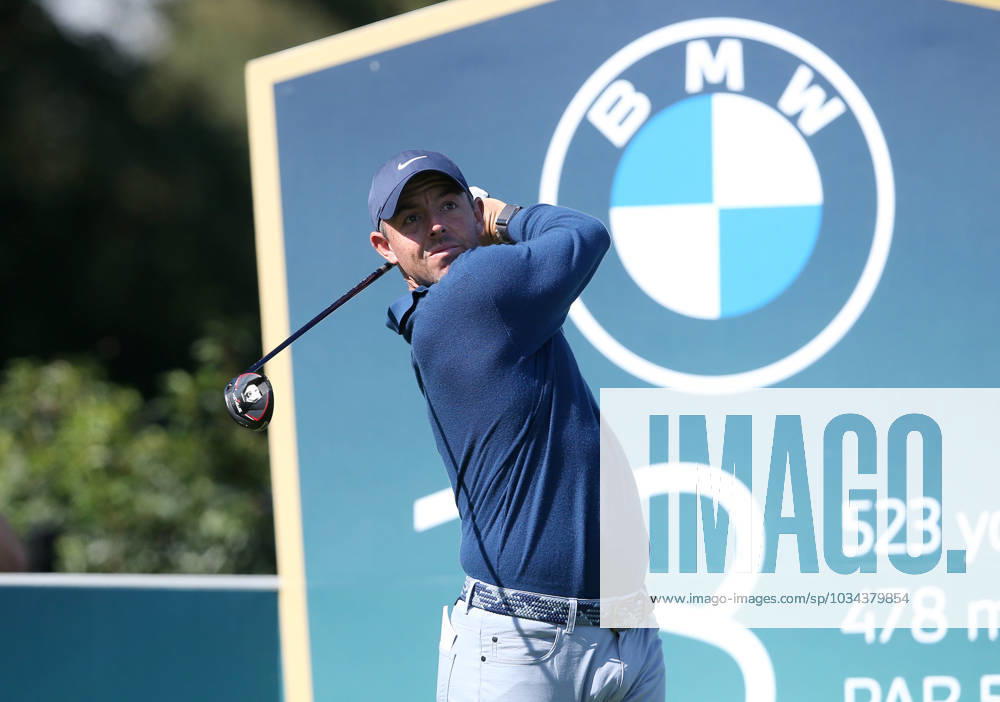 BMW PGA, Golf Herren Championship, Round 1, DP World Tour, European Tour, Wentworth Golf Club, Surrey, UK. - 14th September 2023. Rory McIlroy of Northern Ireland and Team Europe. - BMW PGA Championship, Round 1, DP World Tour, European Tour, Wentworth Golf Club, Surrey, UK. - 14th September 2023. Surrey Wentworth Golf Course United Kingdom