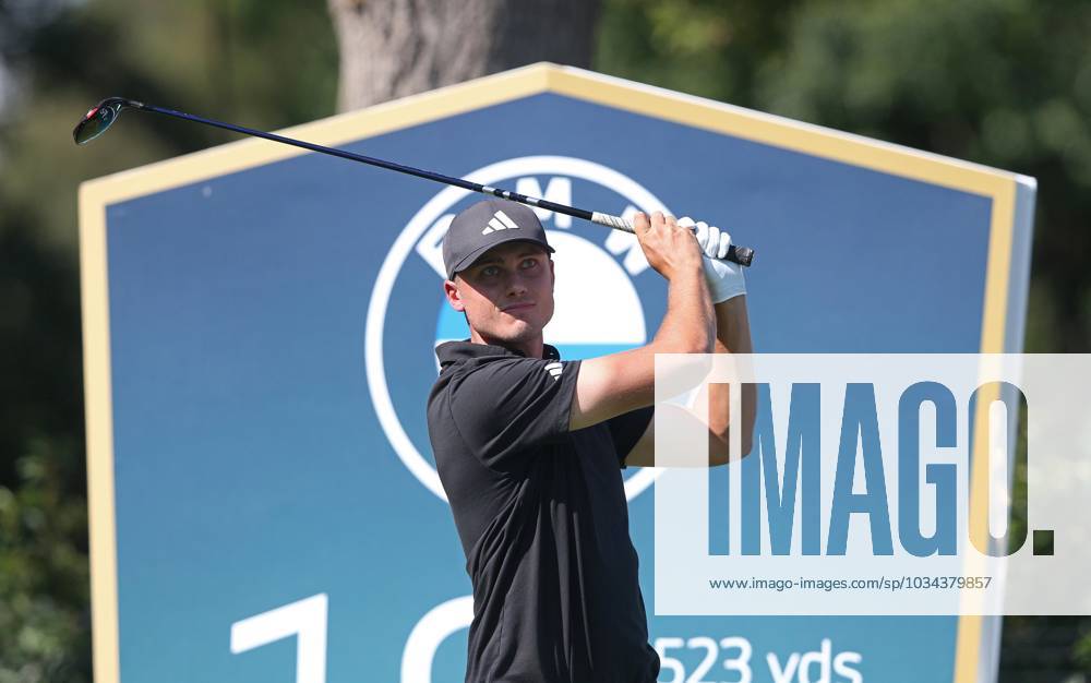 BMW PGA, Golf Herren Championship, Round 1, DP World Tour, European Tour, Wentworth Golf Club, Surrey, UK. - 14th September 2023. Ludvig Aberg of Sweden and Team Europe. - BMW PGA Championship, Round 1, DP World Tour, European Tour, Wentworth Golf Club, Surrey, UK. - 14th September 2023. Surrey Wentworth Golf Course United Kingdom
