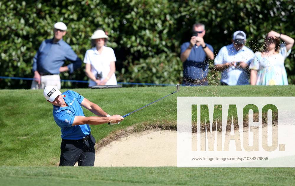 BMW PGA, Golf Herren Championship, Round 1, DP World Tour, European Tour, Wentworth Golf Club, Surrey, UK. - 14th September 2023. Victor Hovland of Norway and Team Europe. - BMW PGA Championship, Round 1, DP World Tour, European Tour, Wentworth Golf Club, Surrey, UK. - 14th September 2023. Surrey Wentworth Golf Course United Kingdom