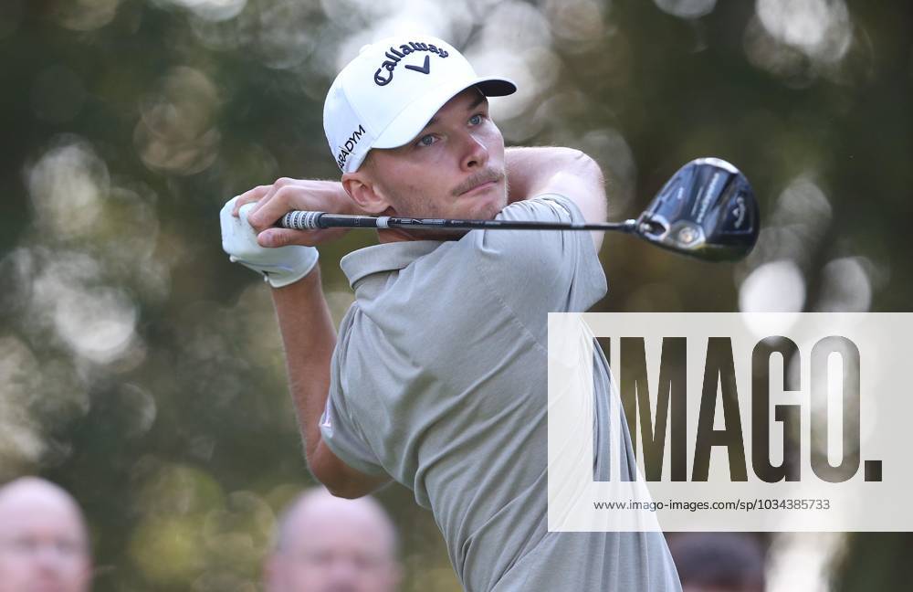 BMW PGA, Golf Herren Championship, Round 1, DP World Tour, European Tour, Wentworth Golf Club, Surrey, UK. - 14th September 2023. Nicolai Hojgaard of Denmark and Team Europe. - BMW PGA Championship, Round 1, DP World Tour, European Tour, Wentworth Golf Club, Surrey, UK. - 14th September 2023. Surrey Wentworth Golf Course United Kingdom