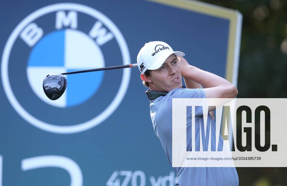 BMW PGA, Golf Herren Championship, Round 1, DP World Tour, European Tour, Wentworth Golf Club, Surrey, UK. - 14th September 2023. Matt Fitzpatrick of England and Team Europe. - BMW PGA Championship, Round 1, DP World Tour, European Tour, Wentworth Golf Club, Surrey, UK. - 14th September 2023. Surrey Wentworth Golf Course United Kingdom