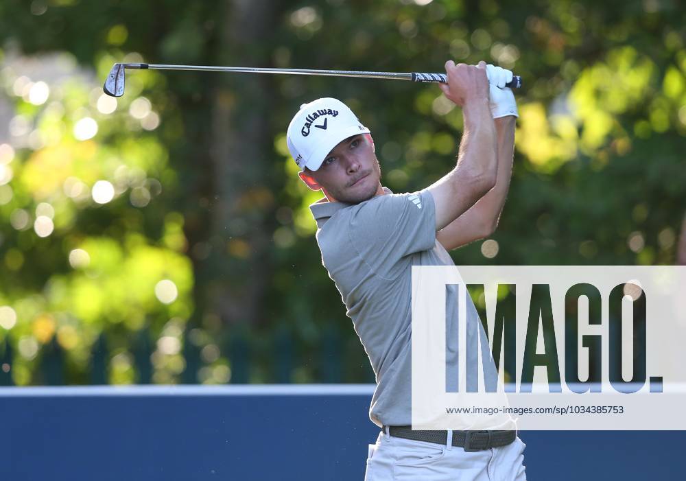 BMW PGA, Golf Herren Championship, Round 1, DP World Tour, European Tour, Wentworth Golf Club, Surrey, UK. - 14th September 2023. Nicolai Hojgaard of Denmark and Team Europe. - BMW PGA Championship, Round 1, DP World Tour, European Tour, Wentworth Golf Club, Surrey, UK. - 14th September 2023. Surrey Wentworth Golf Course United Kingdom