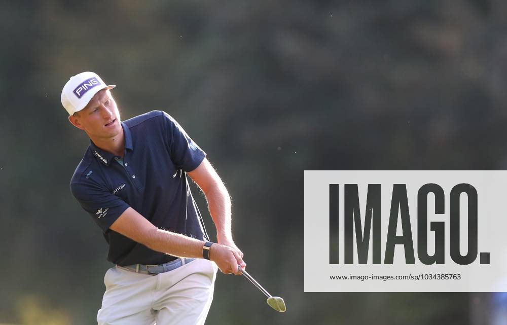 BMW PGA, Golf Herren Championship, Round 1, DP World Tour, European Tour, Wentworth Golf Club, Surrey, UK. - 14th September 2023. Adrian Meronk of Poland. - BMW PGA Championship, Round 1, DP World Tour, European Tour, Wentworth Golf Club, Surrey, UK. - 14th September 2023. Surrey Wentworth Golf Course United Kingdom