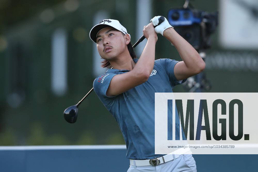 BMW PGA, Golf Herren Championship, Round 1, DP World Tour, European Tour, Wentworth Golf Club, Surrey, UK. - 14th September 2023. Min Woo Lee of Australia. - BMW PGA Championship, Round 1, DP World Tour, European Tour, Wentworth Golf Club, Surrey, UK. - 14th September 2023. Surrey Wentworth Golf Course United Kingdom