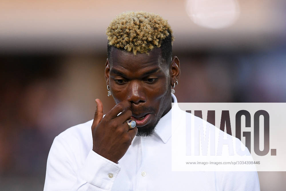 Empoli FC v SS Juventus FC - Serie A TIM Paul Pogba of Juventus FC looks on during the Serie A Tim match between Empoli FC and Juventus FC at Stadio Carlo Castellani on September 3, 2023 in Empoli, Italy. Empoli Stadio Carlo Castellani Florence Italy