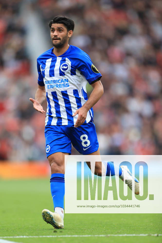 Manchester United gegen Brighton Hove Albion Premier League MANCHESTER, ENGLAND SEPTEMBER 16 Mahmoud Dahoud von Brighton Hove Albion in Aktion während des Premier-League-Spiels zwischen Manchester United und Brighton Hove Albion im Old Trafford am 16. September 2023 in Manchester, England Foto von Simon Stacpoole Offside Offside via Getty Images Manchester England Vereinigtes Königreich