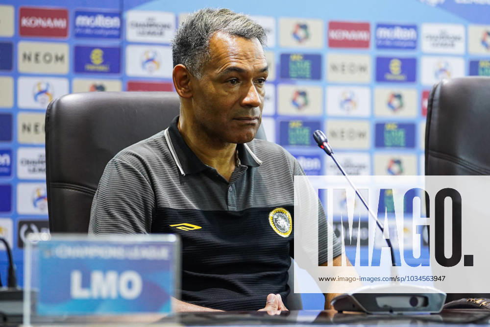 Iraq s Al-Quwa Al-Jawiya (Air Force)?? Iran s Sepahan - AFC Champions League in Erbil, Iraq - 18 Sep 2023 Sepahan Portuguese coach Jose Manuel Morais speaks during a press conference, PK, Pressekonferenz after the first round of the AFC Champions League group stage matches between Iraq s Al-Quwa Al-Jawiya (Air Force) and Iran s Sepahan in Franso Hariri stadium in Erbil city, the capital of Iraq s northern autonomous Kurdistan region. Final score 2-2 Erbil Iraq
