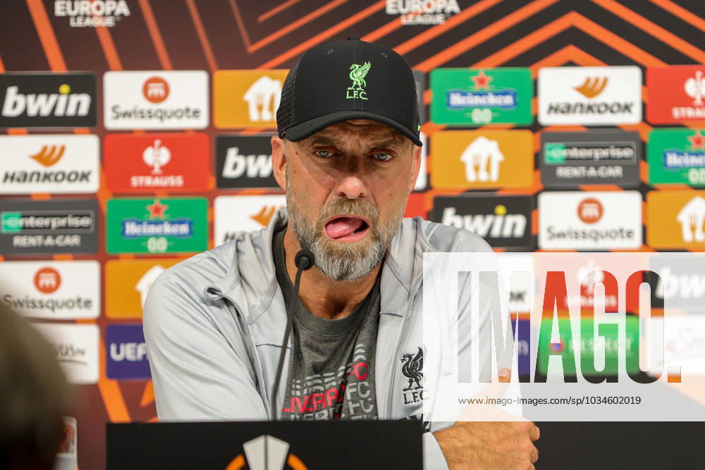 SOCCER - UEFA EL, LASK vs Liverpool LINZ,AUSTRIA,20.SEP.23 - SOCCER - UEFA Europa League, group stage, Linzer ASK vs Liverpool FC, preview, press conference, PK, Pressekonferenz Liverpool. Image shows head coach Juergen Klopp (Liverpool). GEPAxpictures xManuelxBinder