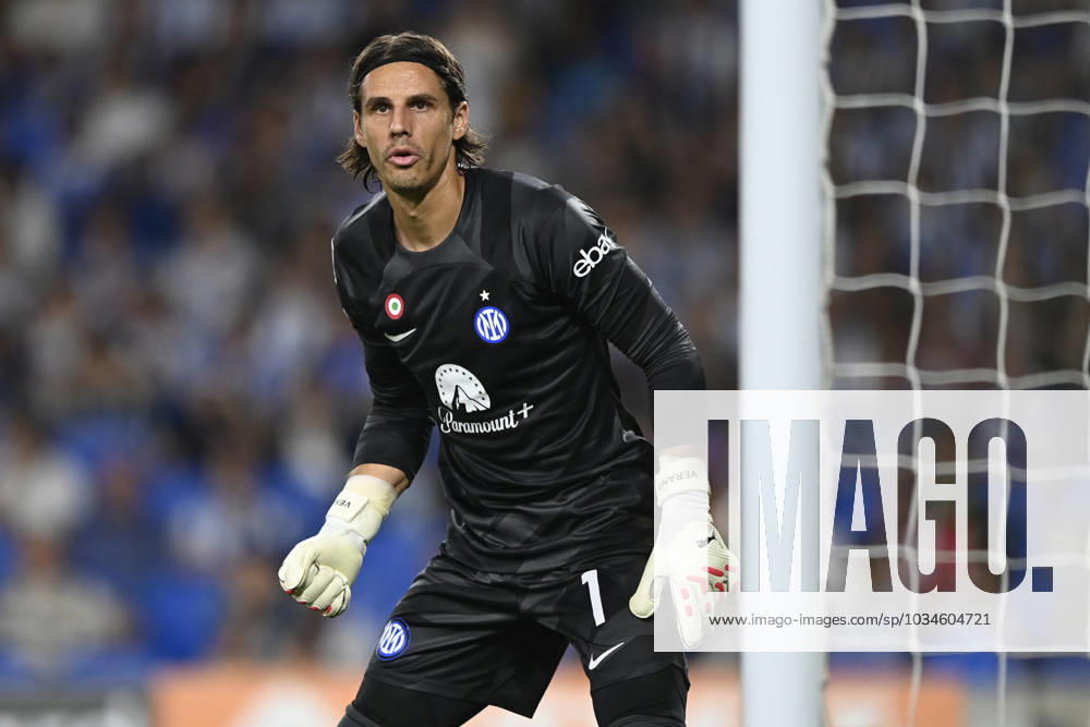 KW38 ESP: Real Sociedad v Inter Milan. UEFA Champions League match, Group D, date 1 Yann Sommer off FC Internazionaleduring the UEFA Champions League match, Group D, between Real Sociedad and Inter Milan played at Reale Arena Stadium on September 20, 2023 in San Sebastian Spain. kpng