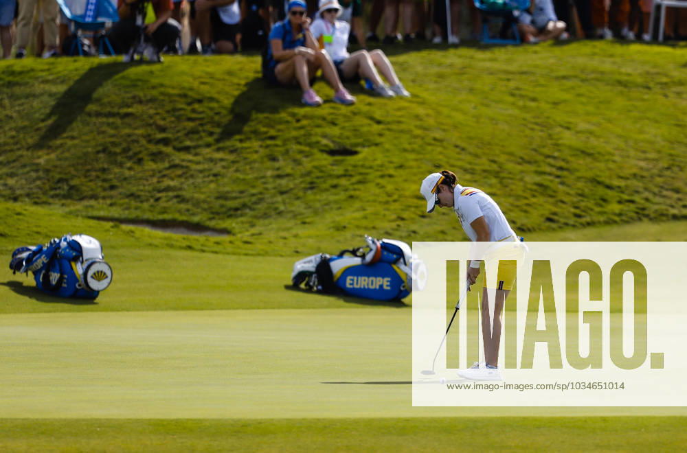 2023 Solheim Cup, Finca Cortesin, Andalucia, Spain 22 9 2023 Irelands Leona Maguire Leona Maguire 22 9 2023