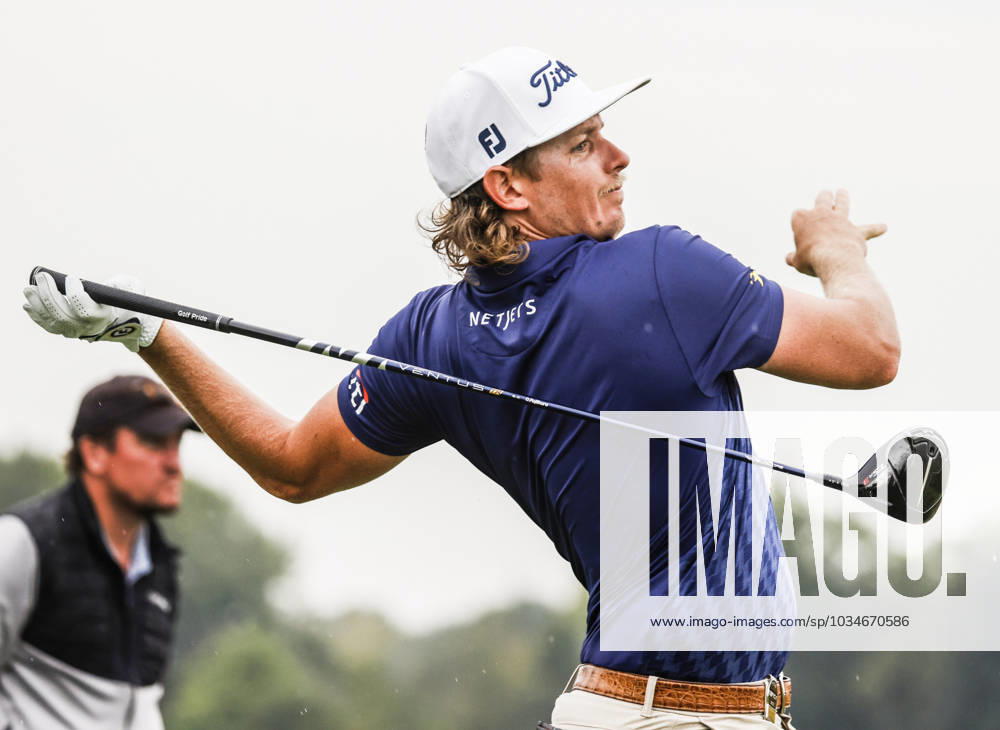 Cam Smith of Australia releases his driver as he hits on the sixteenth tee during the first round of the 2023 LIV Golf League tournament at Rich Harvest Farms in Sugar Grove, Illinois, on Friday September 22, 2023. Tournament play runs from September 22nd through the 24th. SGI20230922847 TANNENxMAURY
