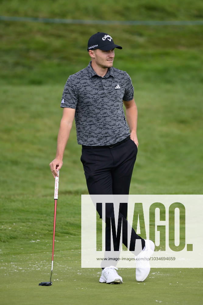 Golf, Cazoo Open de France in Saint-Quentin-en-Yvelines Rasmus Hojgaard ( DEN ) GOLF : Cazoo Open de France - St Quentin en Yvelines - 23 09 2023 FedericoPestellini Panoramic