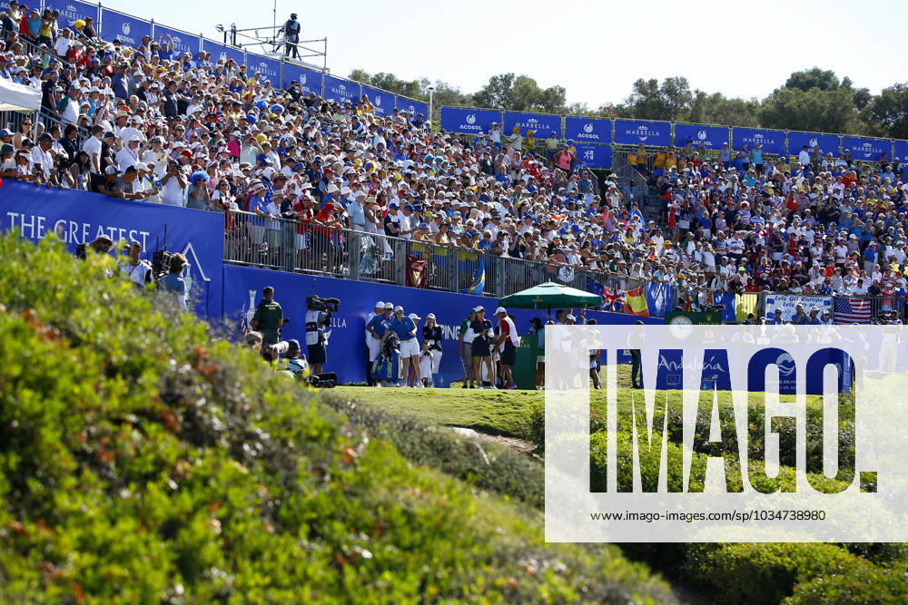 2023 Solheim Cup, Finca Cortesin, Andalucia, Spain 24 9 2023 Leona Maguire ahead of tee off Leona Maguire ahead of tee off 24 9 2023