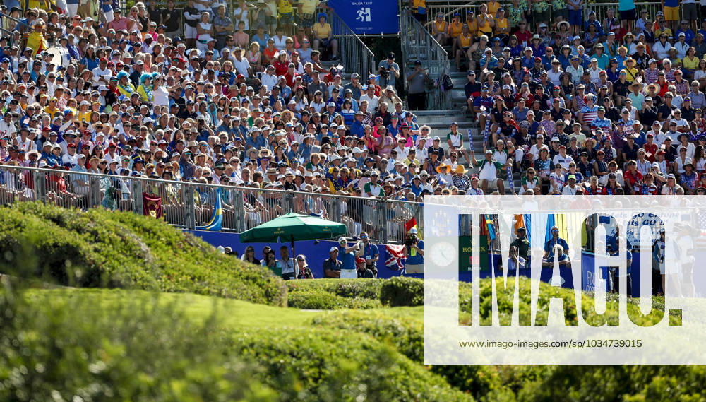 2023 Solheim Cup, Finca Cortesin, Andalucia, Spain 24 9 2023 Leona Maguire tees off Leona Maguire tees off 24 9 2023